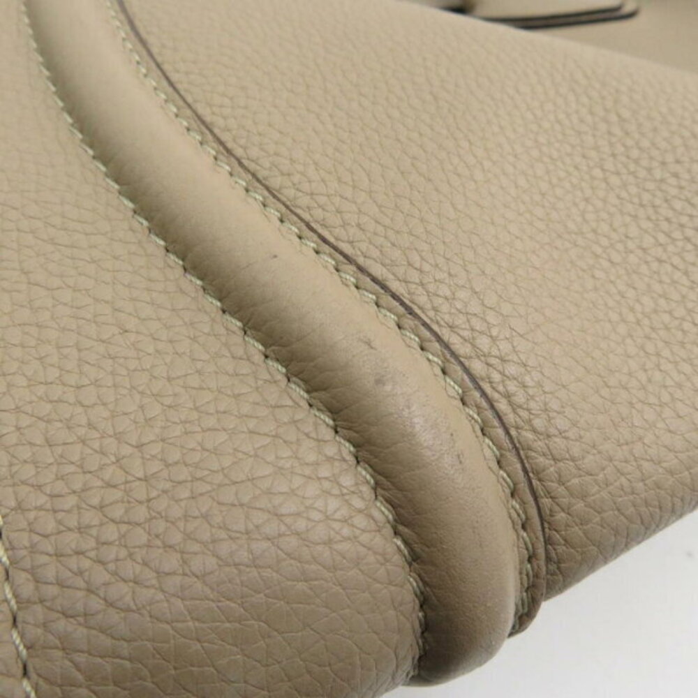 Celine Luggage Shopper Handbag Leather Gray Beige Bag - Picture 14 of 16
